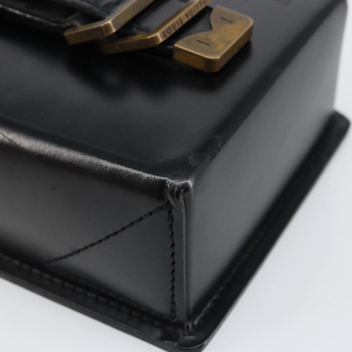 LOUIS VUITTON Pister Shoulder Bag Leather Black M92222 LV Auth bs30025