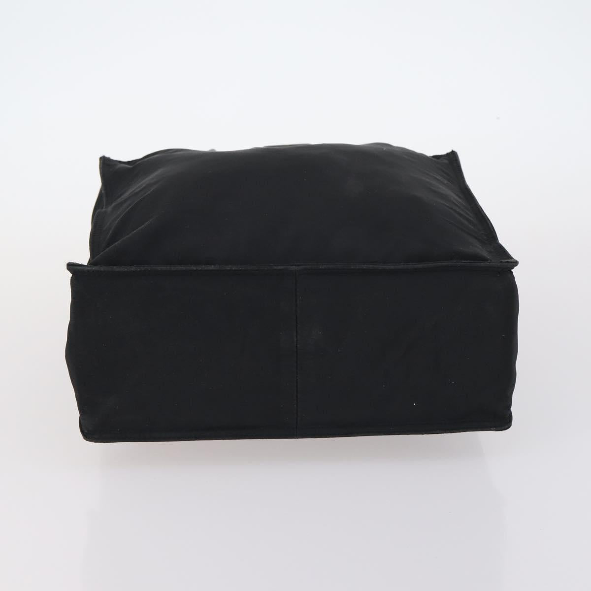 BOTTEGA VENETA Shoulder Bag Nylon 6Set Brown Black beige Auth bs30029