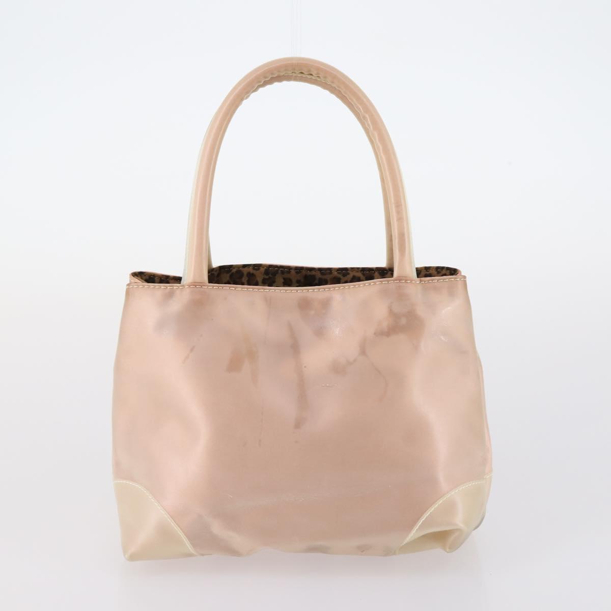 BOTTEGA VENETA Shoulder Bag Nylon 6Set Brown Black beige Auth bs30029