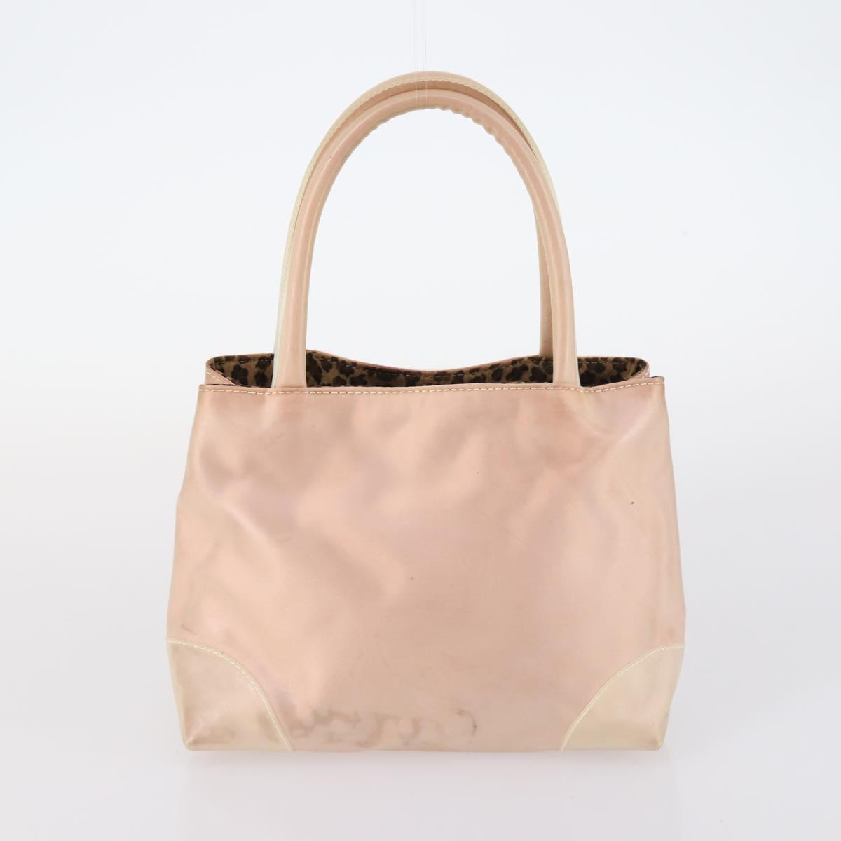 BOTTEGA VENETA Shoulder Bag Nylon 6Set Brown Black beige Auth bs30029