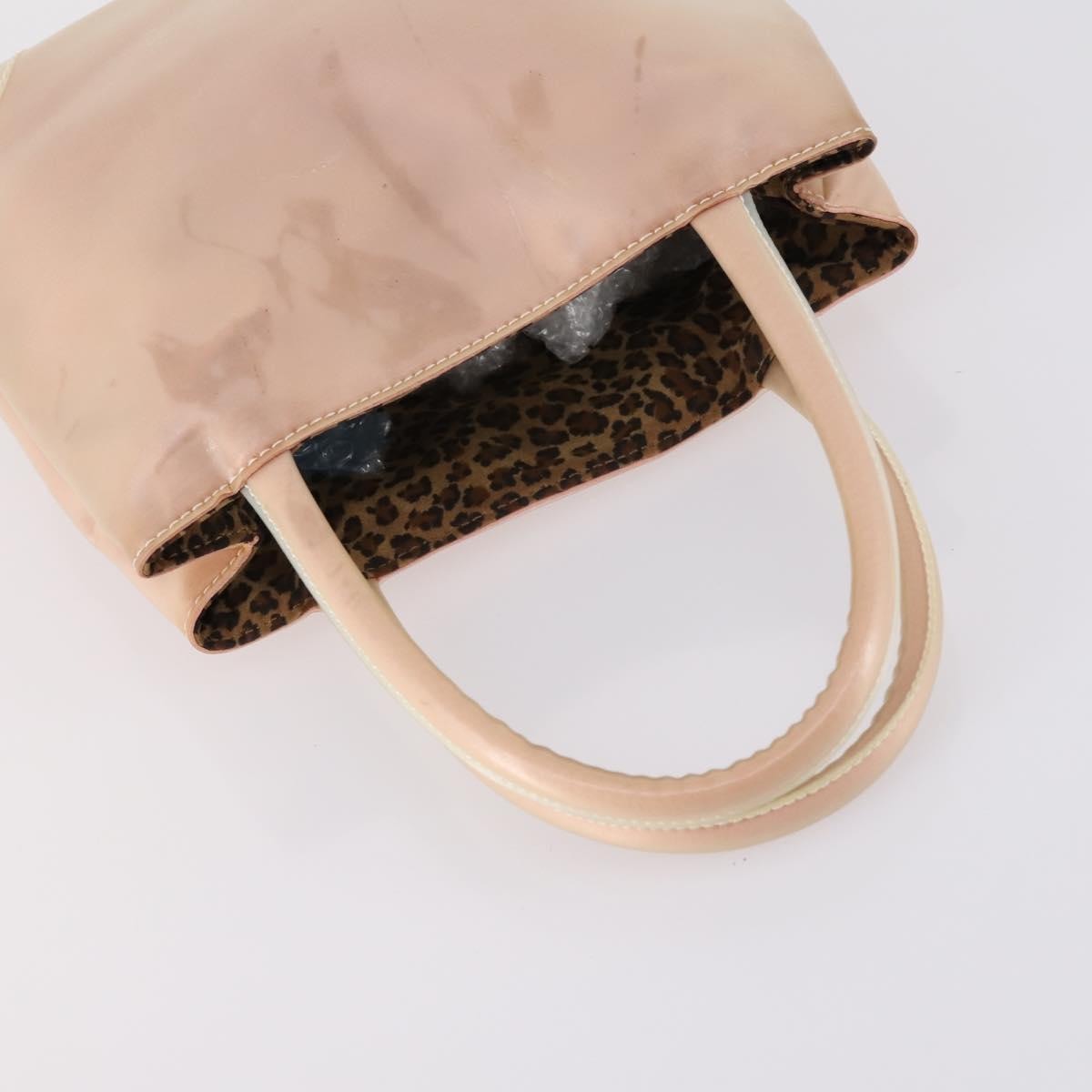 BOTTEGA VENETA Shoulder Bag Nylon 6Set Brown Black beige Auth bs30029