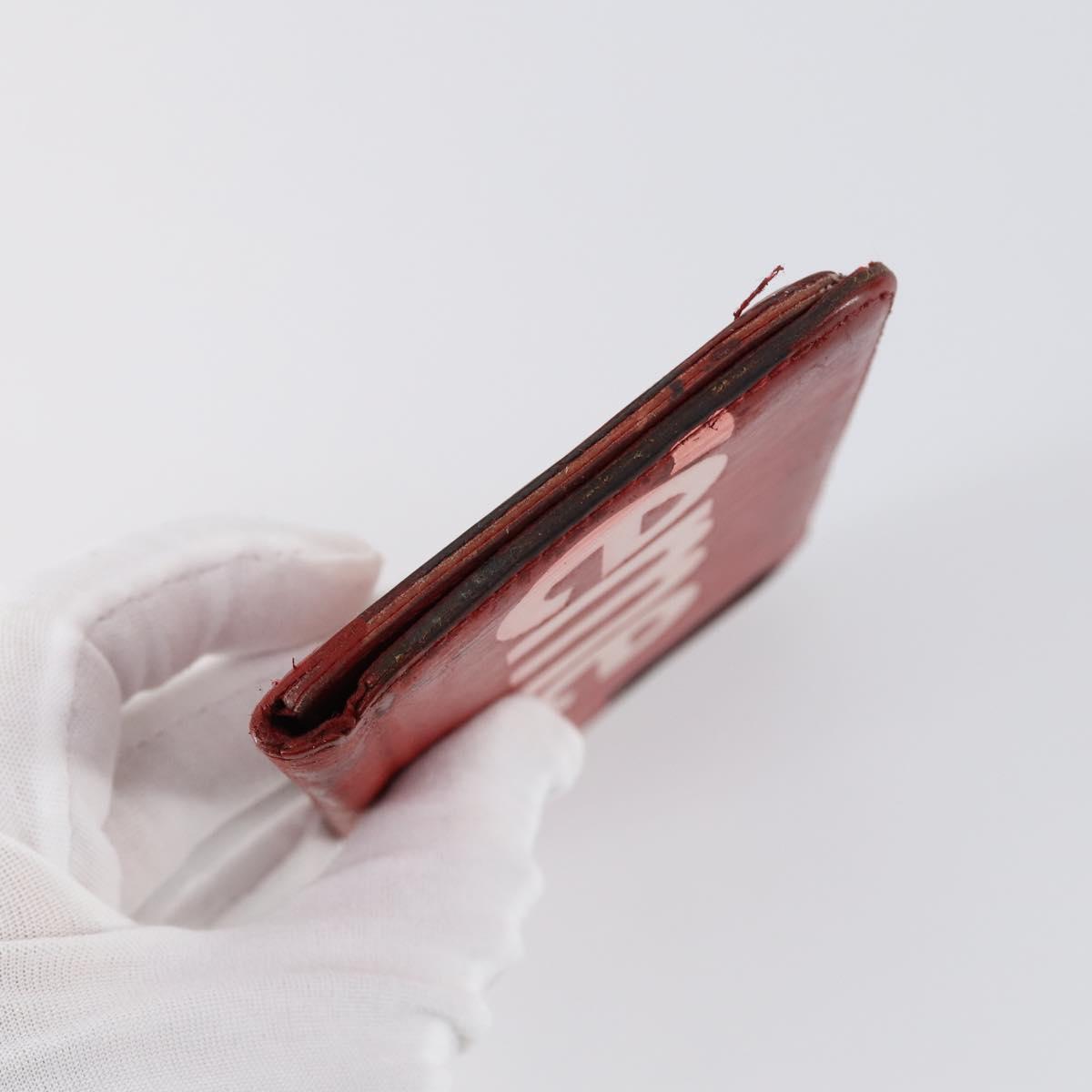 LOUIS VUITTON Monogram Epi Wallet 5Set Red White LV Auth bs30031