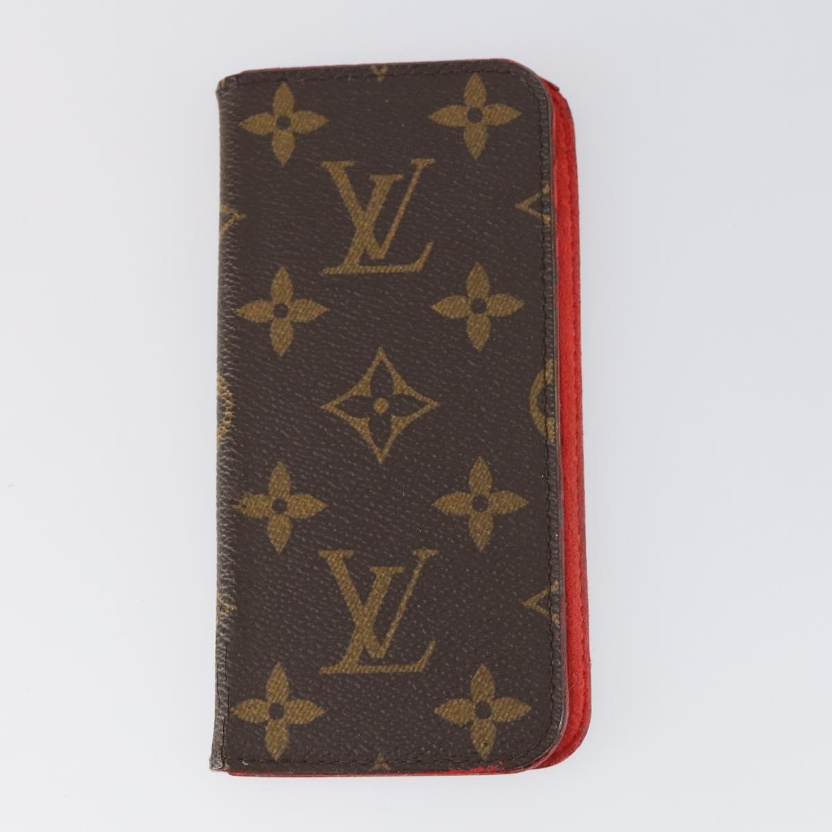LOUIS VUITTON Monogram Epi Wallet 5Set Red White LV Auth bs30031