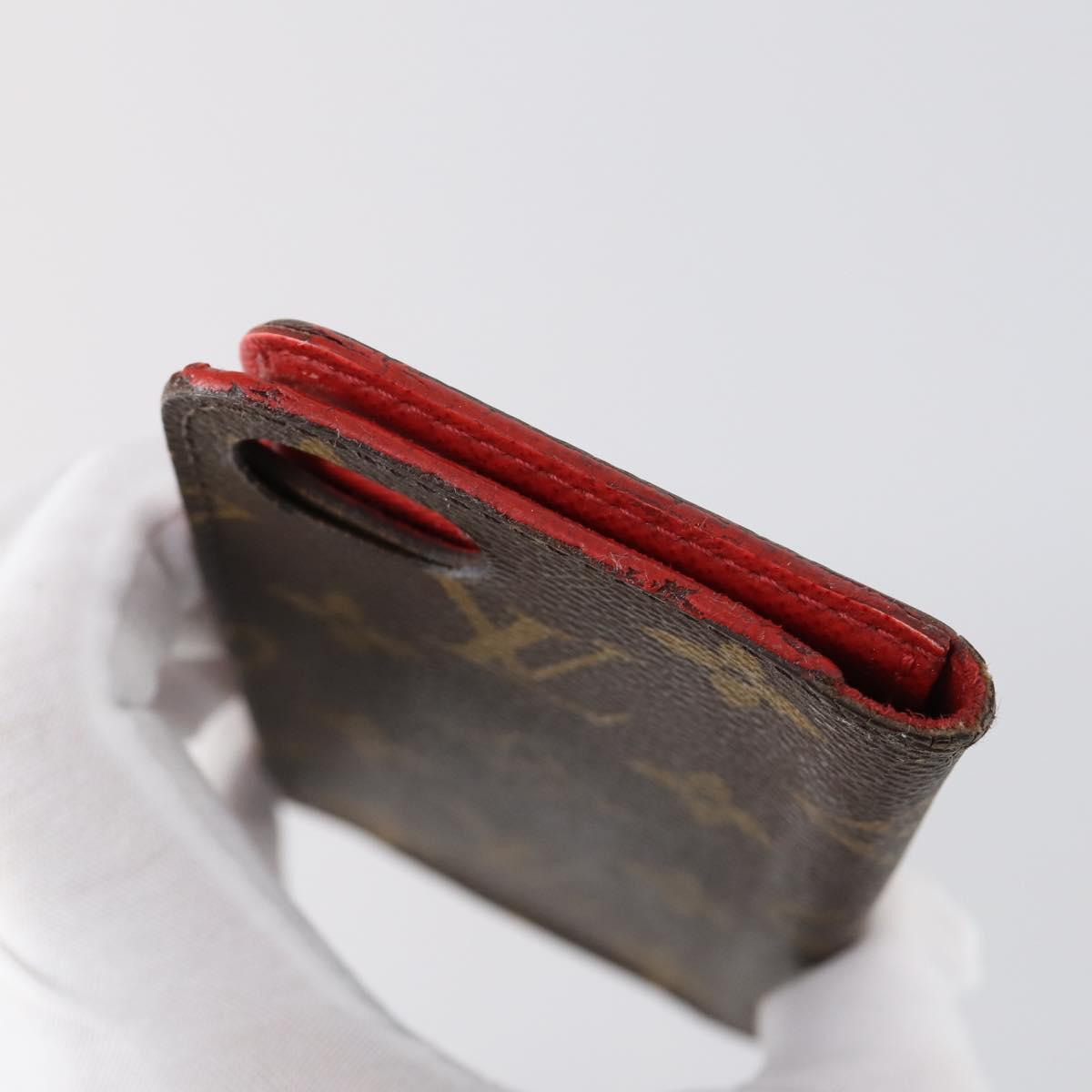 LOUIS VUITTON Monogram Epi Wallet 5Set Red White LV Auth bs30031