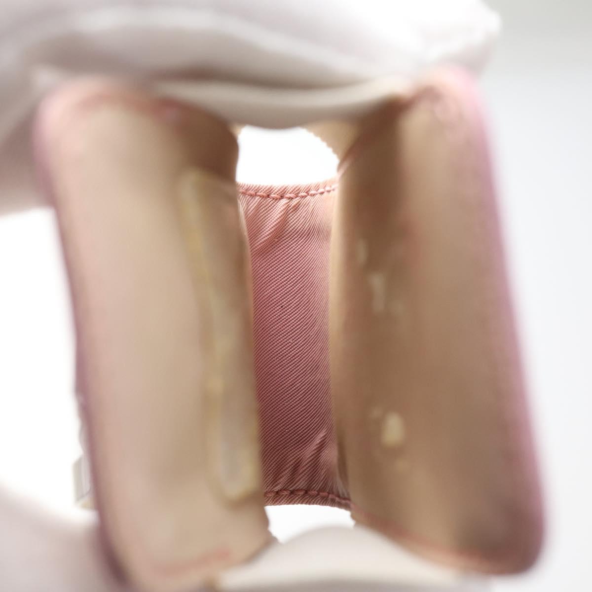 Christian Dior Key Case Leather 7Set Black Pink Brown Auth bs30045