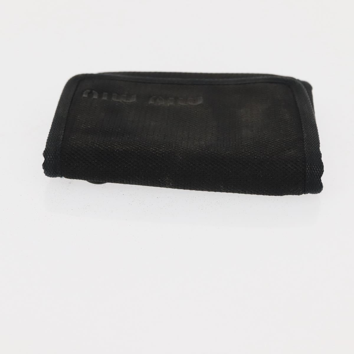 Miu Miu Matelasse Wallet Leather 7Set Blue Black beige Auth bs30046