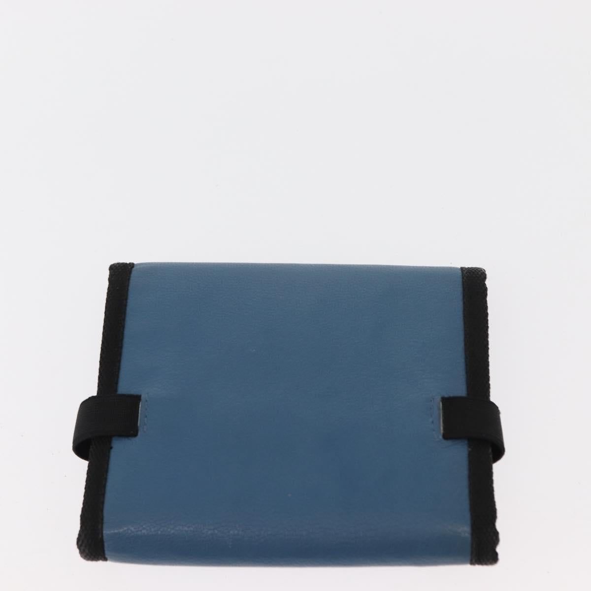 Miu Miu Matelasse Wallet Leather 7Set Blue Black beige Auth bs30046