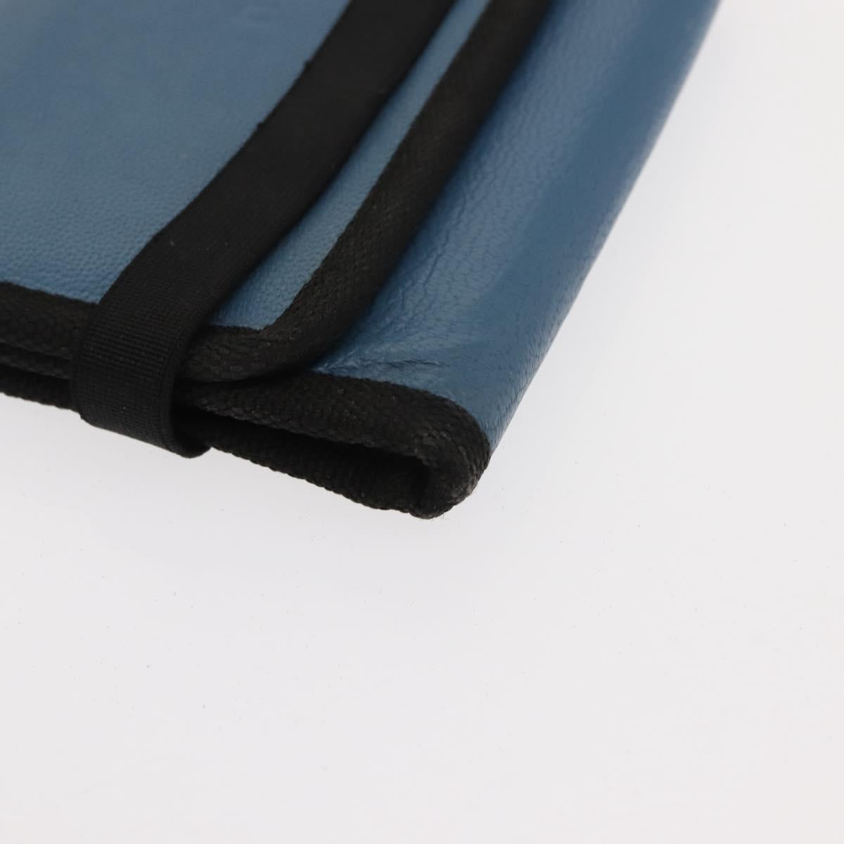 Miu Miu Matelasse Wallet Leather 7Set Blue Black beige Auth bs30046