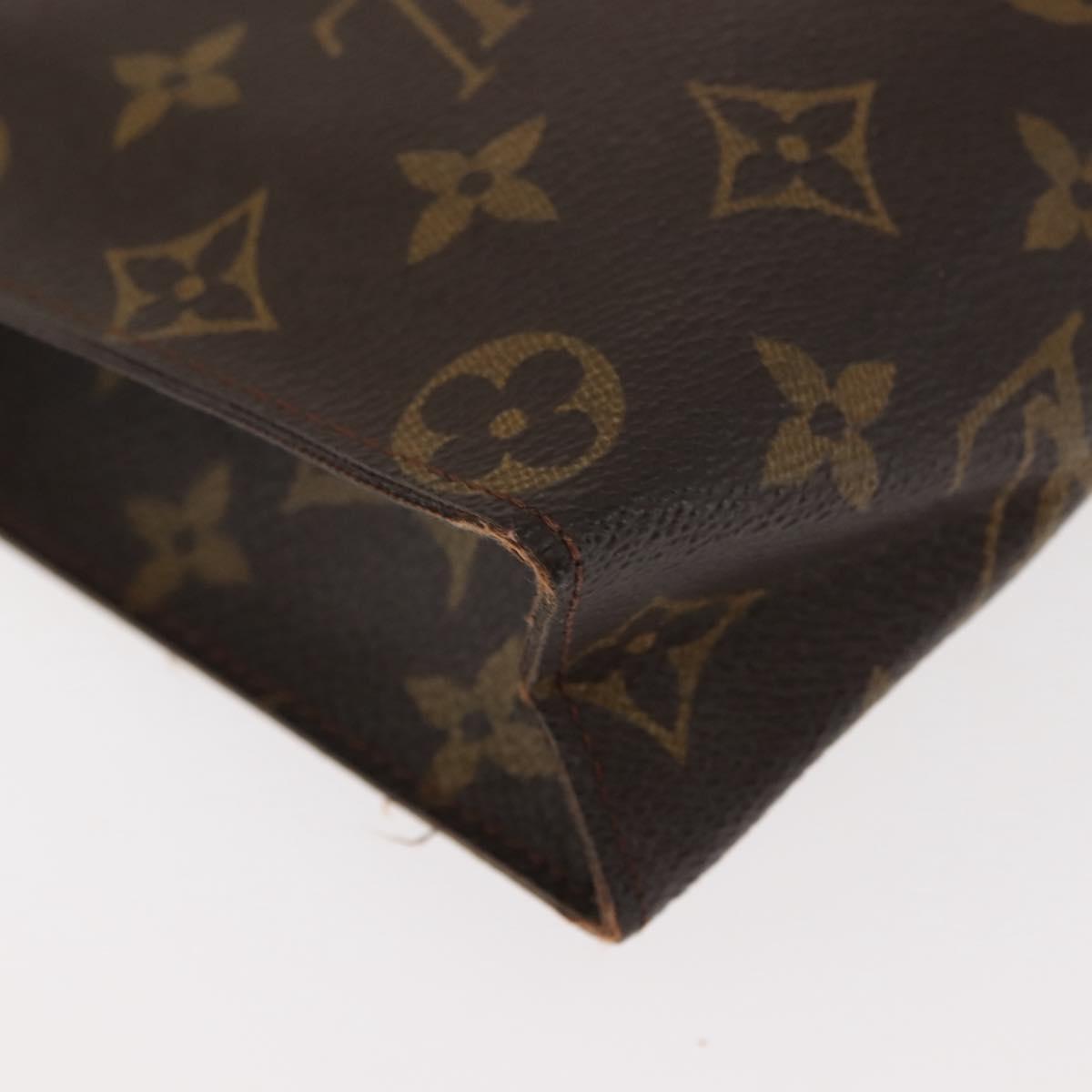 LOUIS VUITTON Monogram Poche Toilette 26 Pouch M47542 LV Auth bs30050