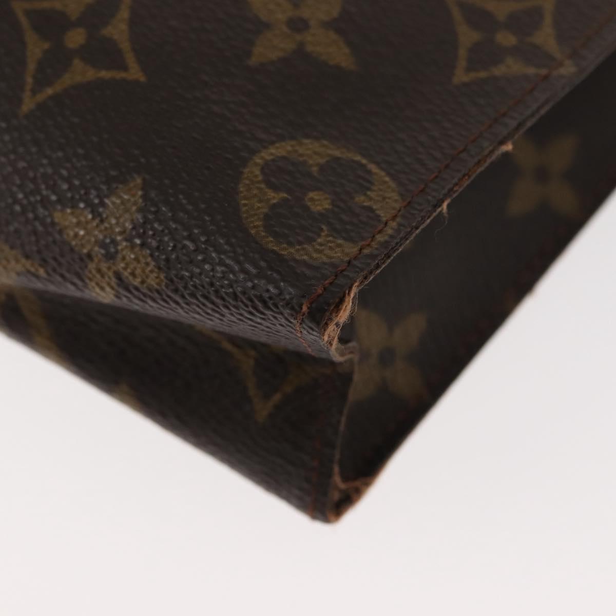LOUIS VUITTON Monogram Poche Toilette 26 Pouch M47542 LV Auth bs30050