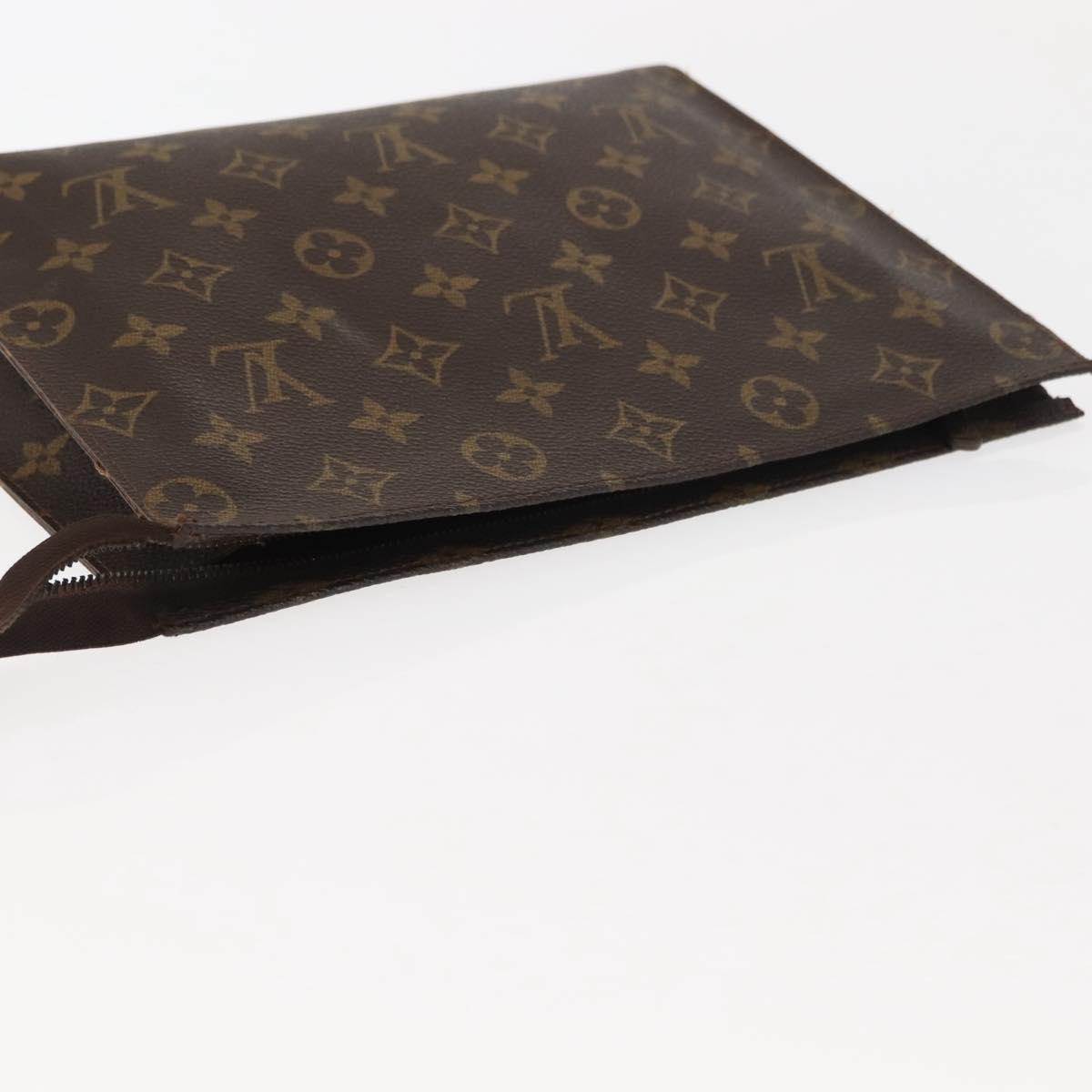 LOUIS VUITTON Monogram Poche Toilette 26 Pouch M47542 LV Auth bs30050