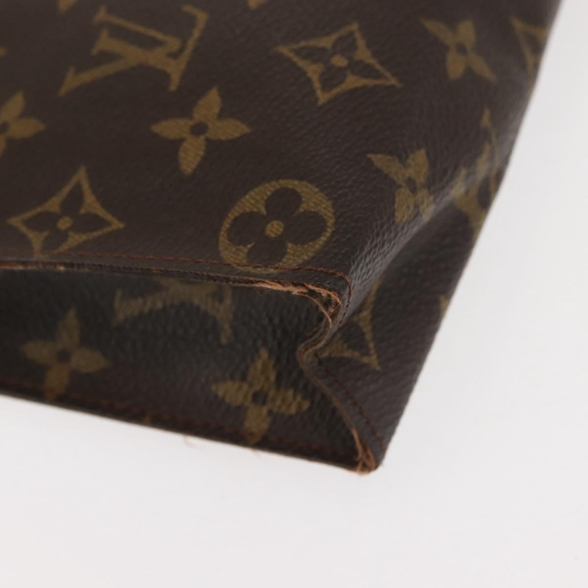 LOUIS VUITTON Monogram Poche Toilette 26 Pouch M47542 LV Auth bs30050