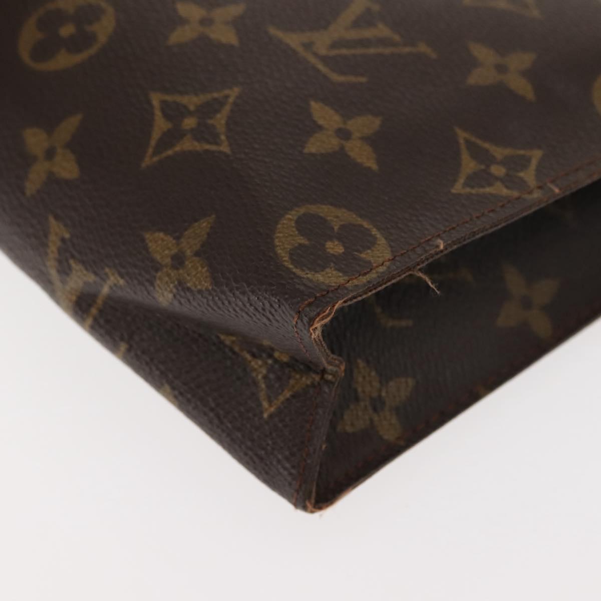 LOUIS VUITTON Monogram Poche Toilette 26 Pouch M47542 LV Auth bs30050