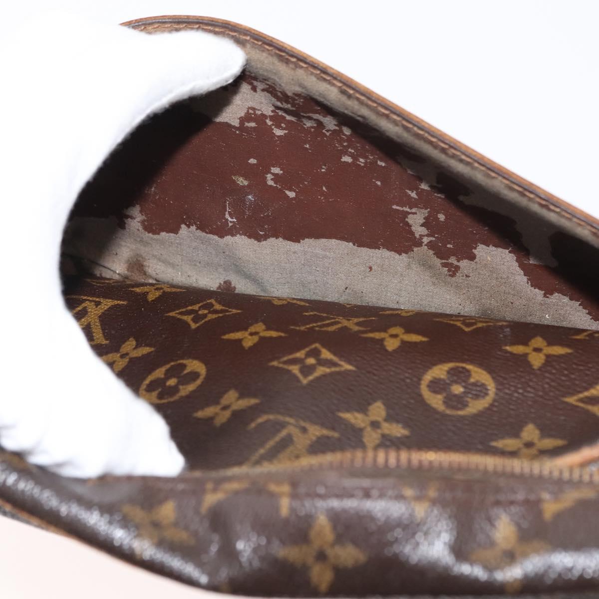 LOUIS VUITTON Monogram Compiegne 28 Clutch Bag M51845 LV Auth bs30051