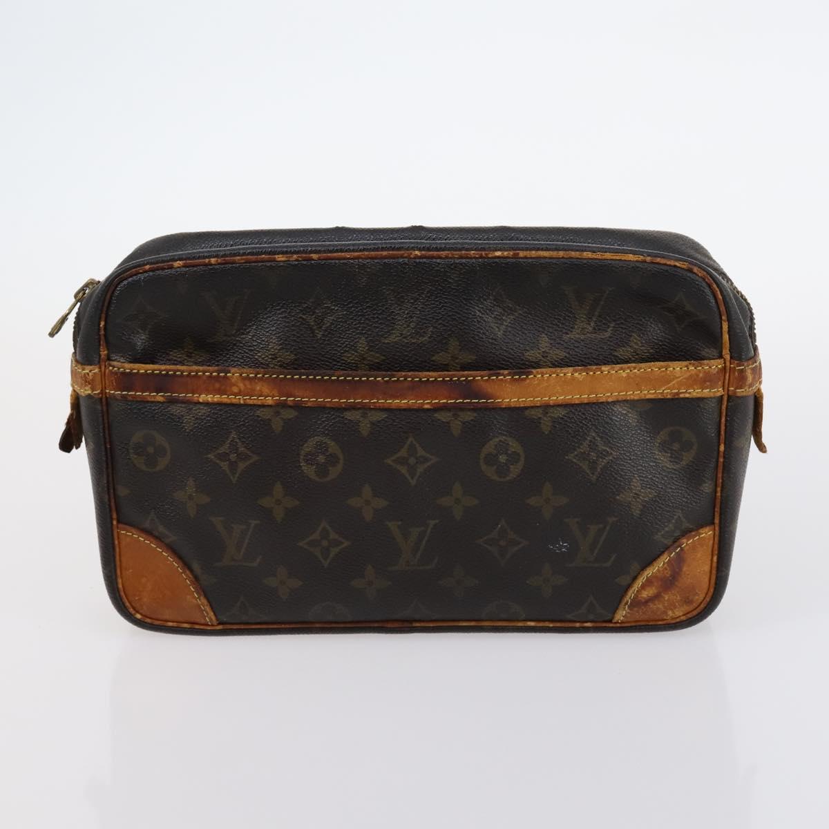 LOUIS VUITTON Monogram Hand Bag 2Set LV Auth bs30055