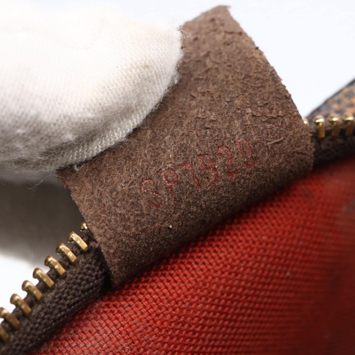 LOUIS VUITTON Damier Ebene Trousse makeup Pouch N51982 LV Auth bs30056