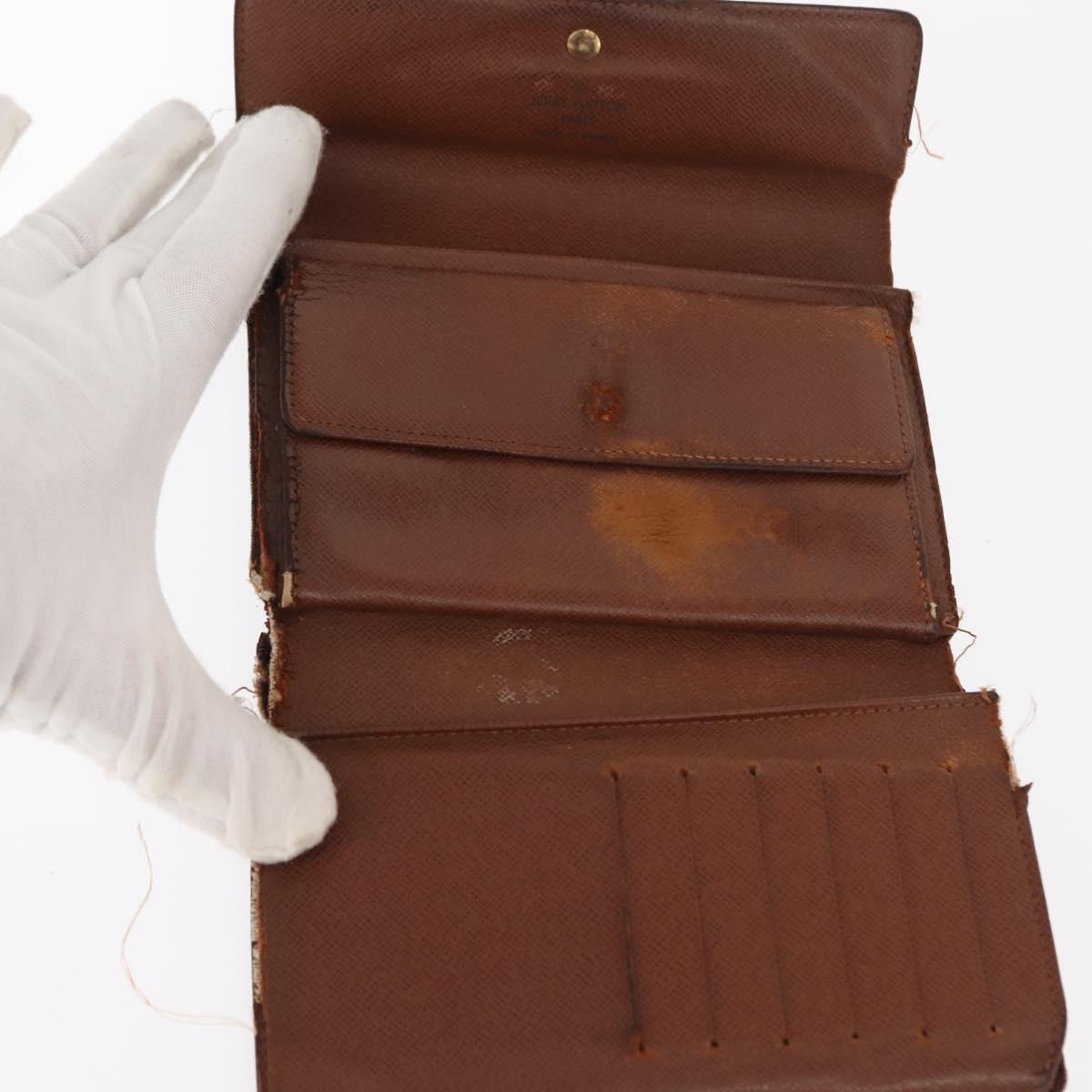 LOUIS VUITTON Monogram Wallet 4Set LV Auth bs30059