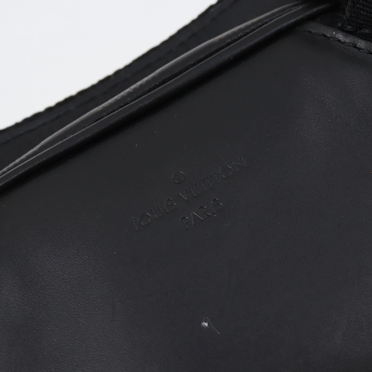 LOUIS VUITTON Damier Infini Michael Backpack Black N41330 LV Auth bs30061