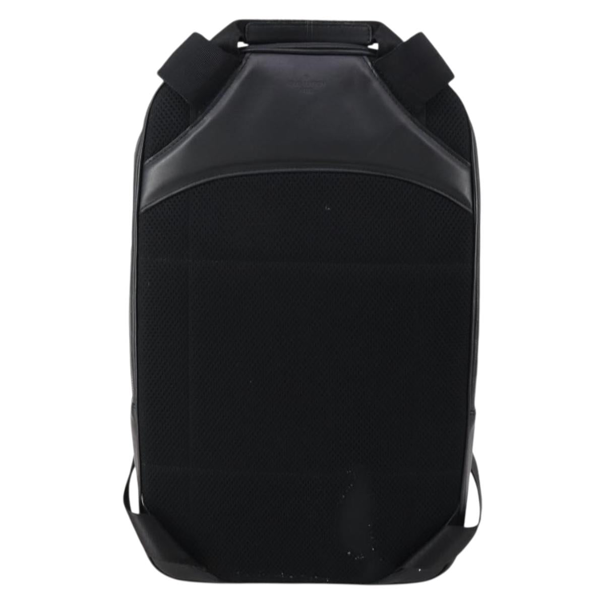 LOUIS VUITTON Damier Infini Michael Backpack Black N41330 LV Auth bs30061