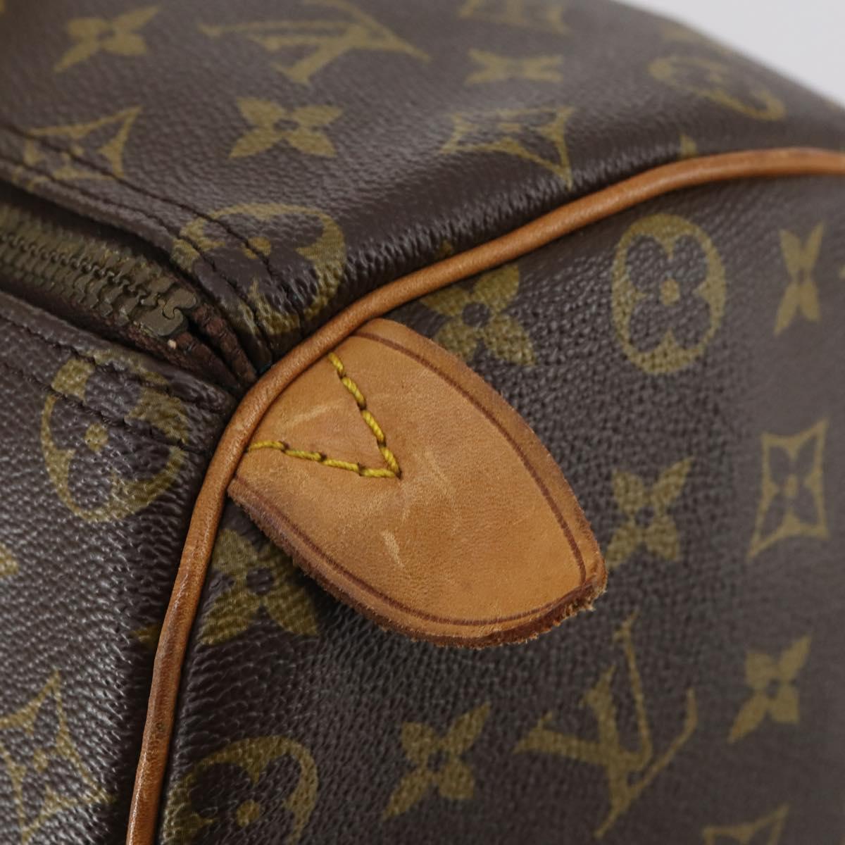 LOUIS VUITTON Monogram Keepall 55 Boston Bag M41424 LV Auth bs30067