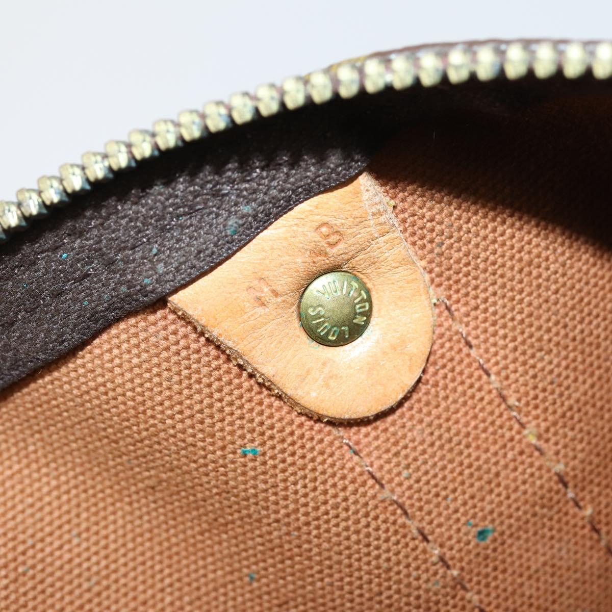 LOUIS VUITTON Monogram Keepall 55 Boston Bag M41424 LV Auth bs30067