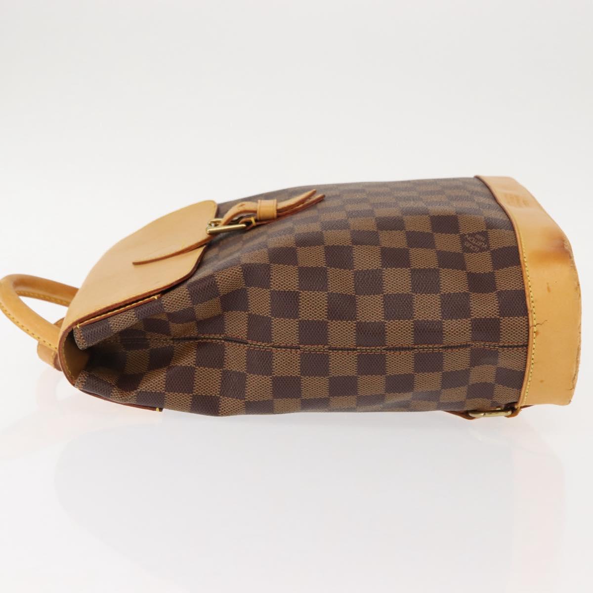 LOUIS VUITTON Damier Ebene Arlucan Backpack N99038 LV Auth bs30076