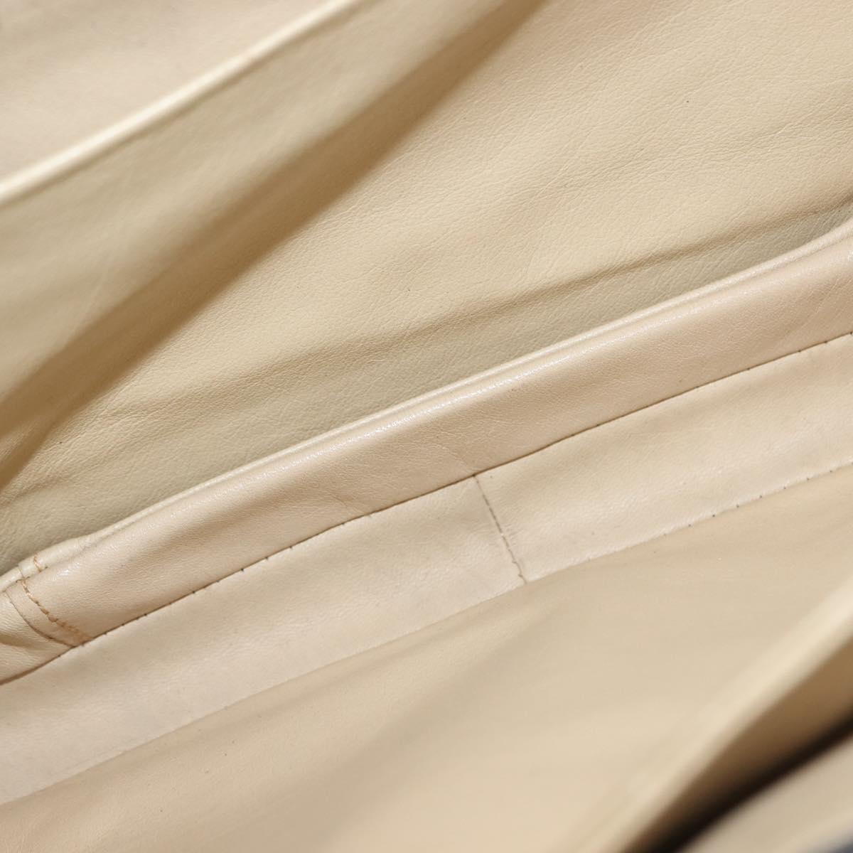 LOEWE Anagram Tote Bag Leather Black Gold Auth bs30079