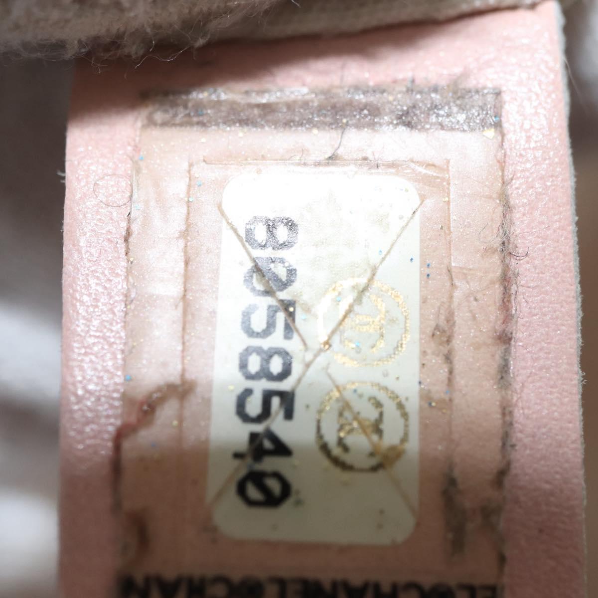 CHANEL New Travel Line Tote Bag Nylon Pink CC Auth bs30088