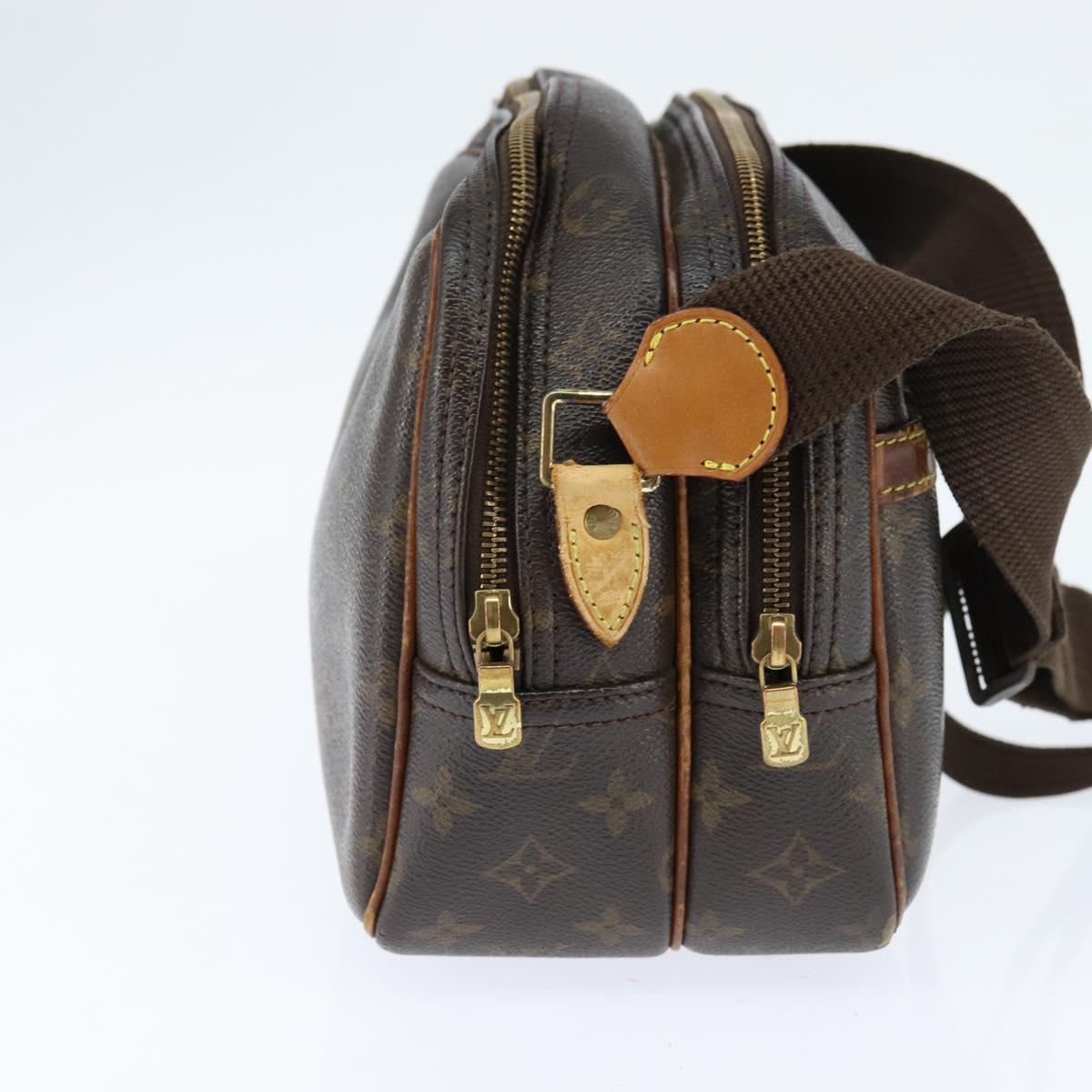 LOUIS VUITTON Monogram Reporter PM Shoulder Bag M45254 LV Auth bs30099