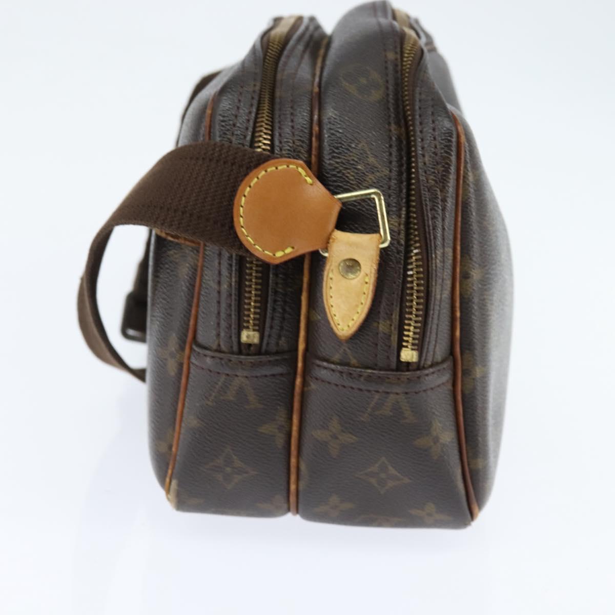 LOUIS VUITTON Monogram Reporter PM Shoulder Bag M45254 LV Auth bs30099