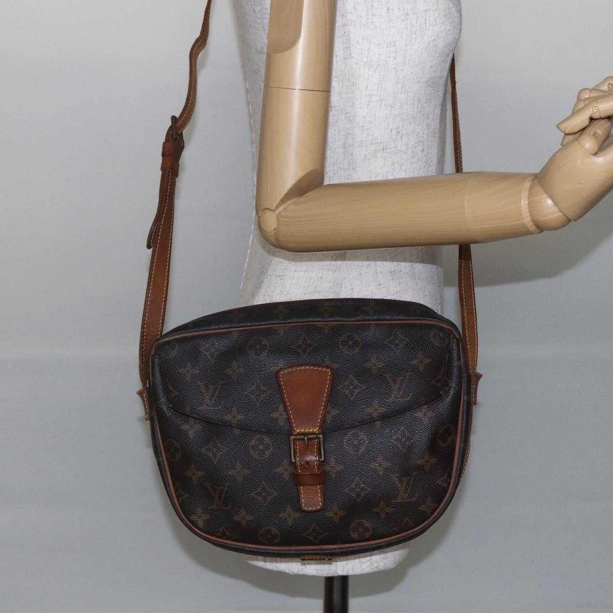 LOUIS VUITTON Monogram Jeune Fille GM Shoulder Bag M51225 LV Auth bs30105