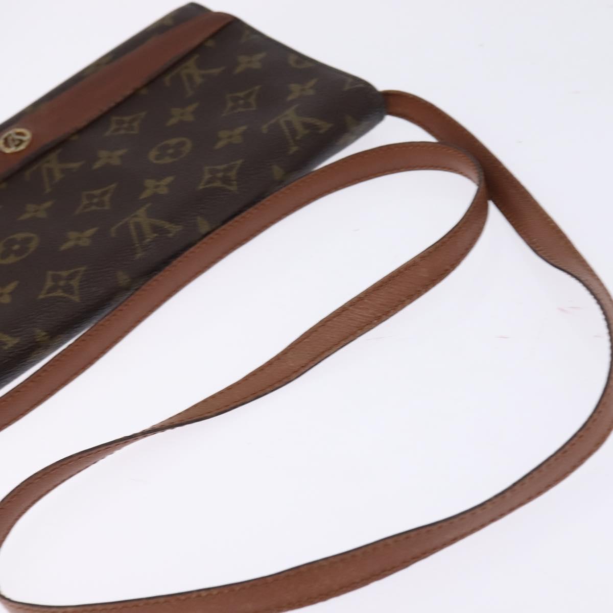 LOUIS VUITTON Monogram Bordeaux 24 Shoulder Bag M51798 LV Auth bs30107