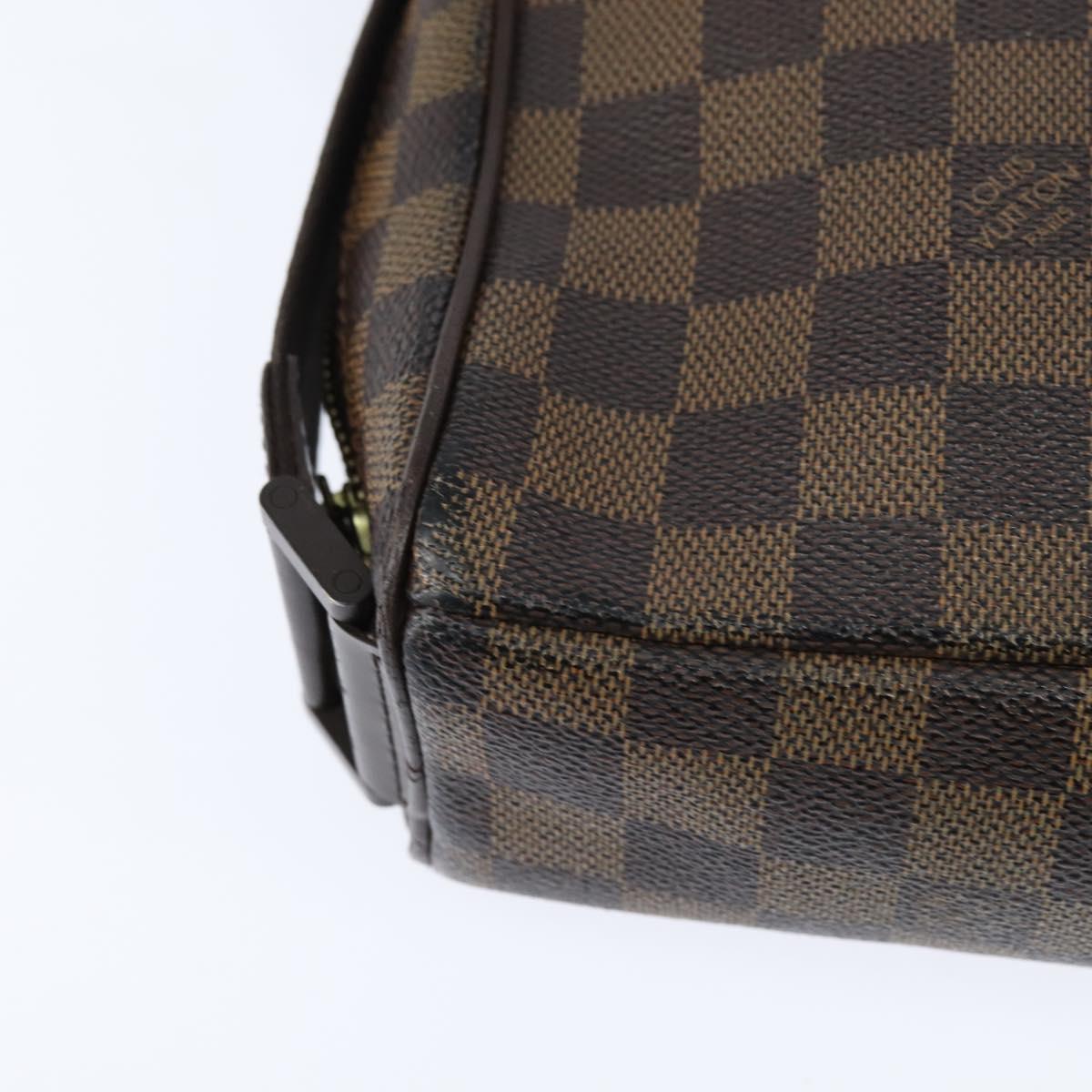 LOUIS VUITTON Damier Ebene Olaf PM Shoulder Bag N41442 LV Auth bs30109