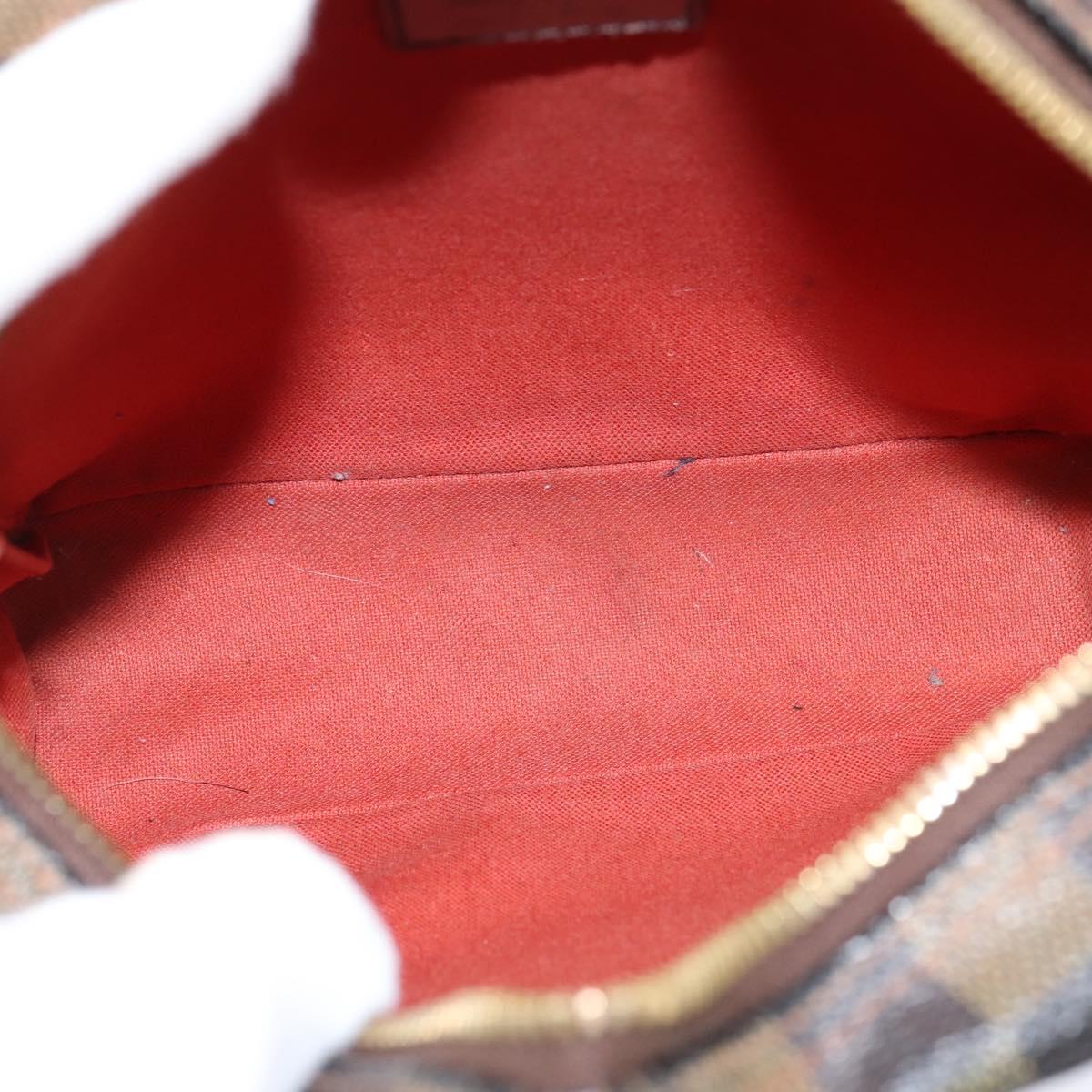 LOUIS VUITTON Damier Ebene Olaf PM Shoulder Bag N41442 LV Auth bs30109