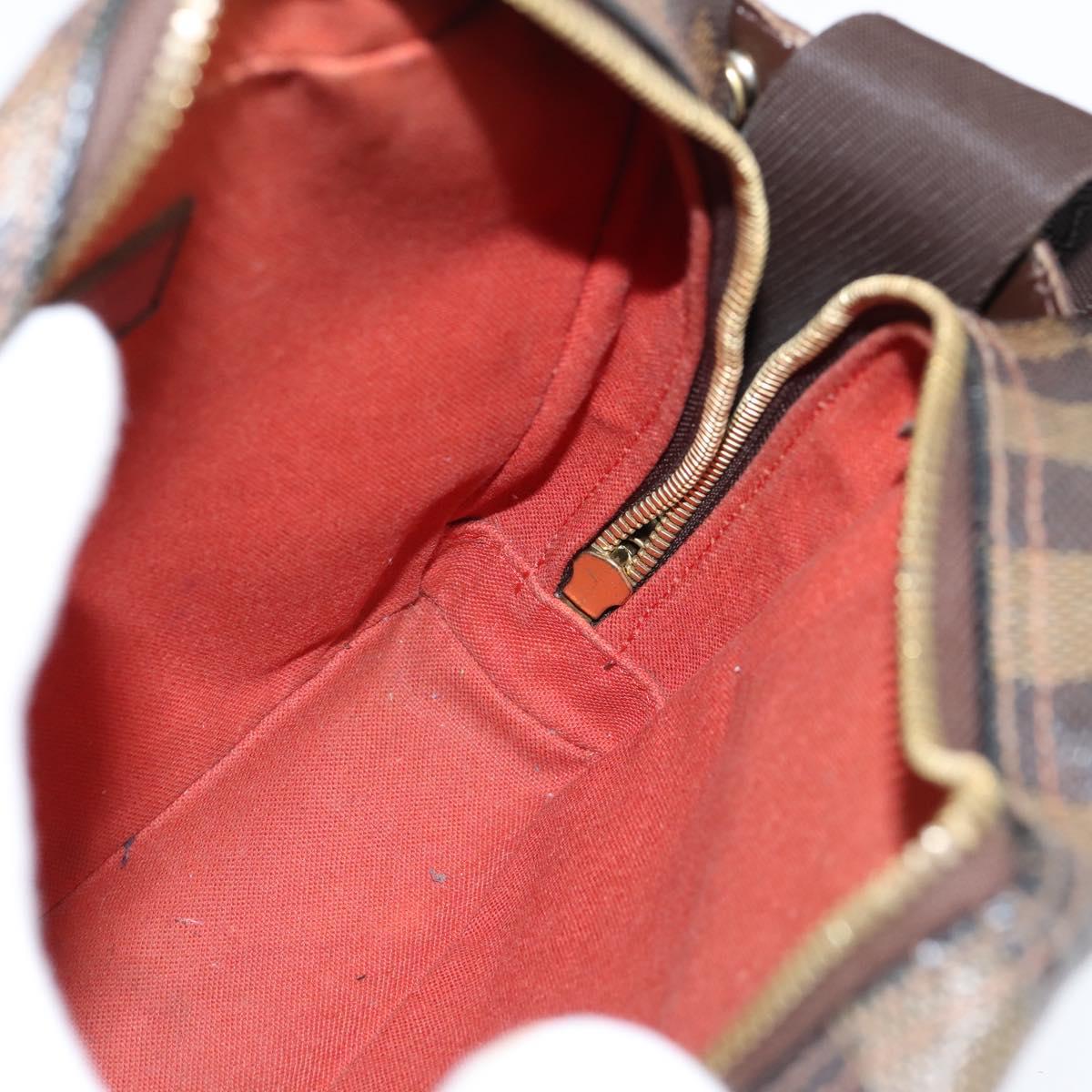 LOUIS VUITTON Damier Ebene Olaf PM Shoulder Bag N41442 LV Auth bs30109