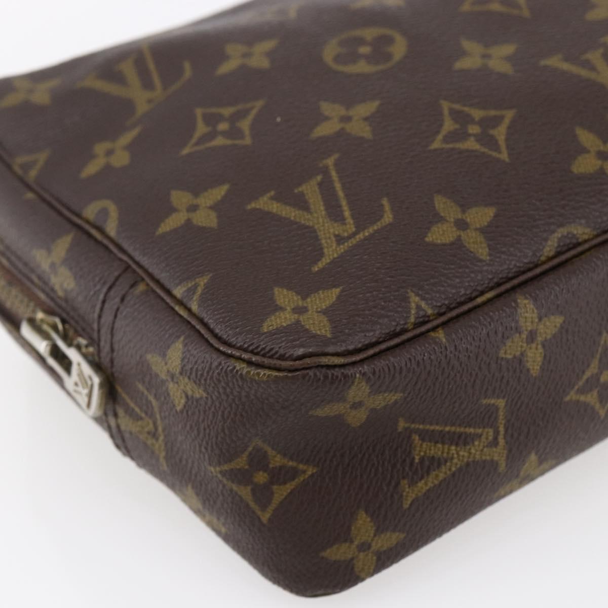 LOUIS VUITTON Monogram Trousse Toilette 23 Clutch Bag M47524 LV Auth bs30111
