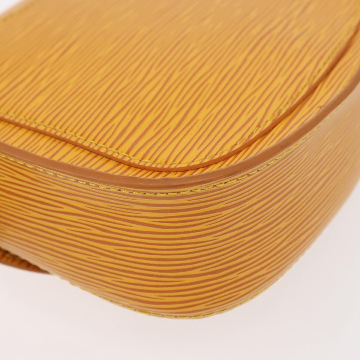 LOUIS VUITTON Epi Saint Cloud PM Shoulder Bag Yellow M52219 LV Auth bs30112