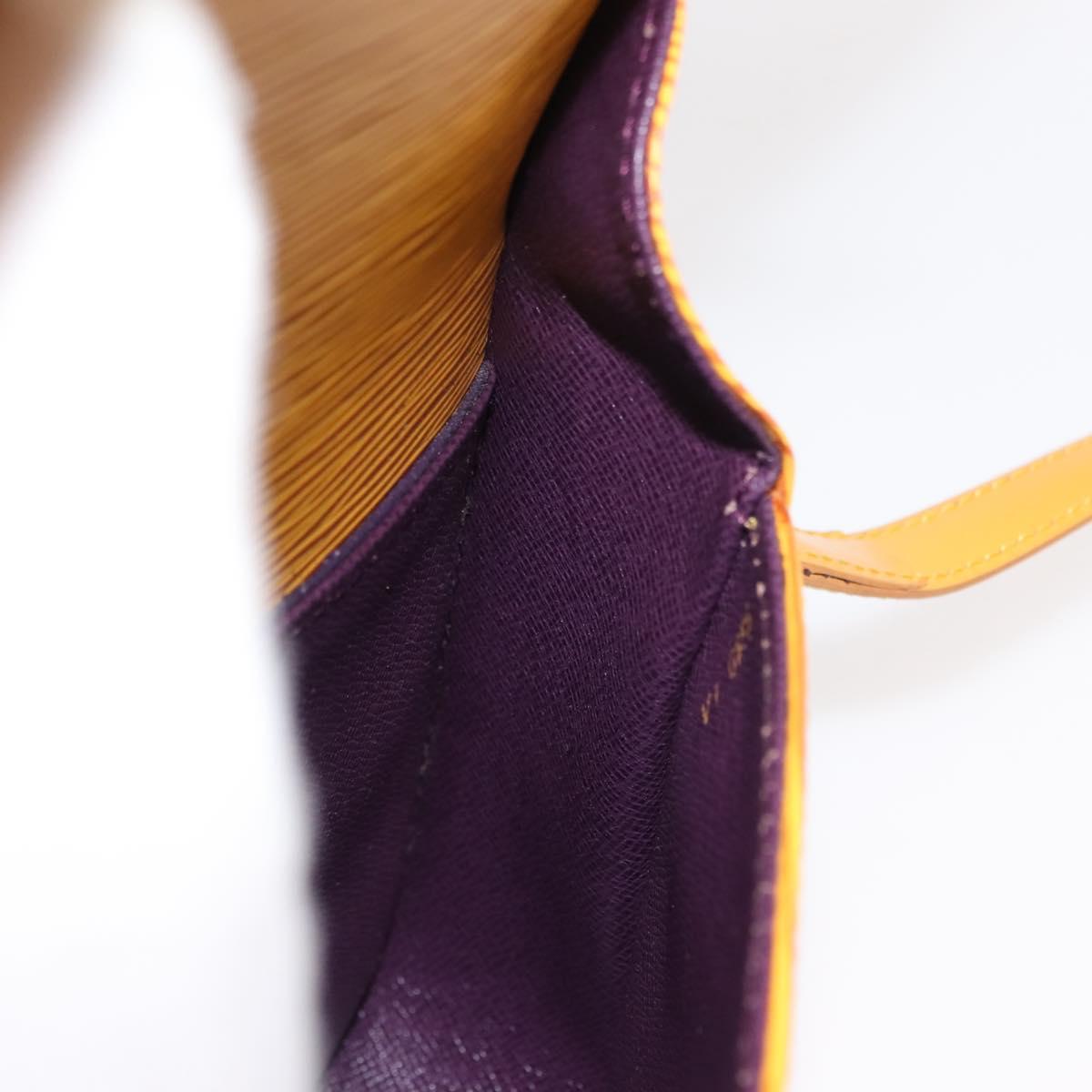 LOUIS VUITTON Epi Saint Cloud PM Shoulder Bag Yellow M52219 LV Auth bs30112