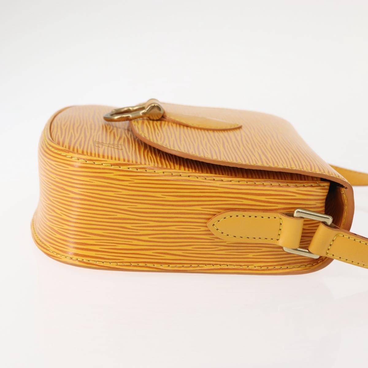 LOUIS VUITTON Epi Saint Cloud PM Shoulder Bag Yellow M52219 LV Auth bs30112