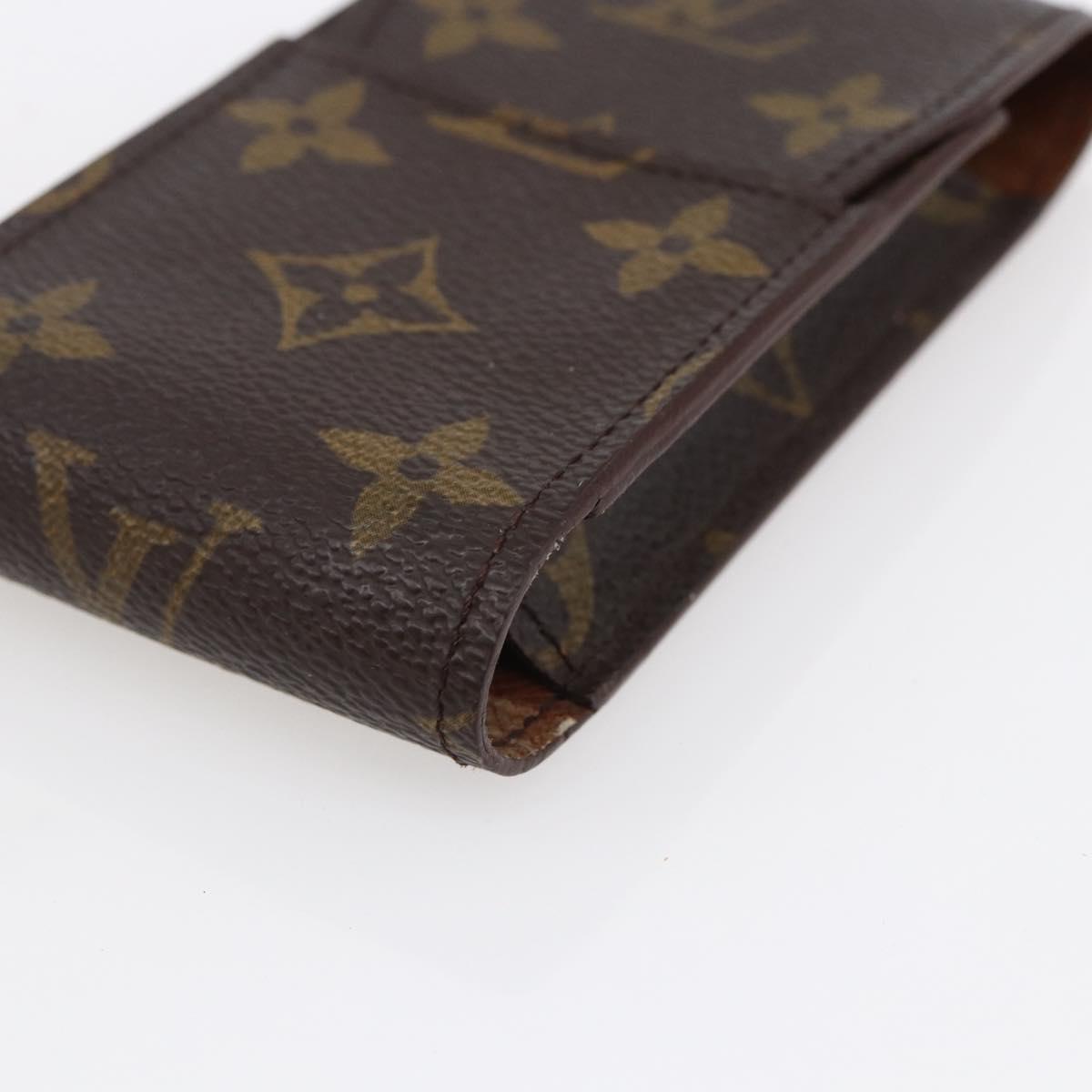 LOUIS VUITTON Monogram Etui Cigarette Case M63024 LV Auth bs30114