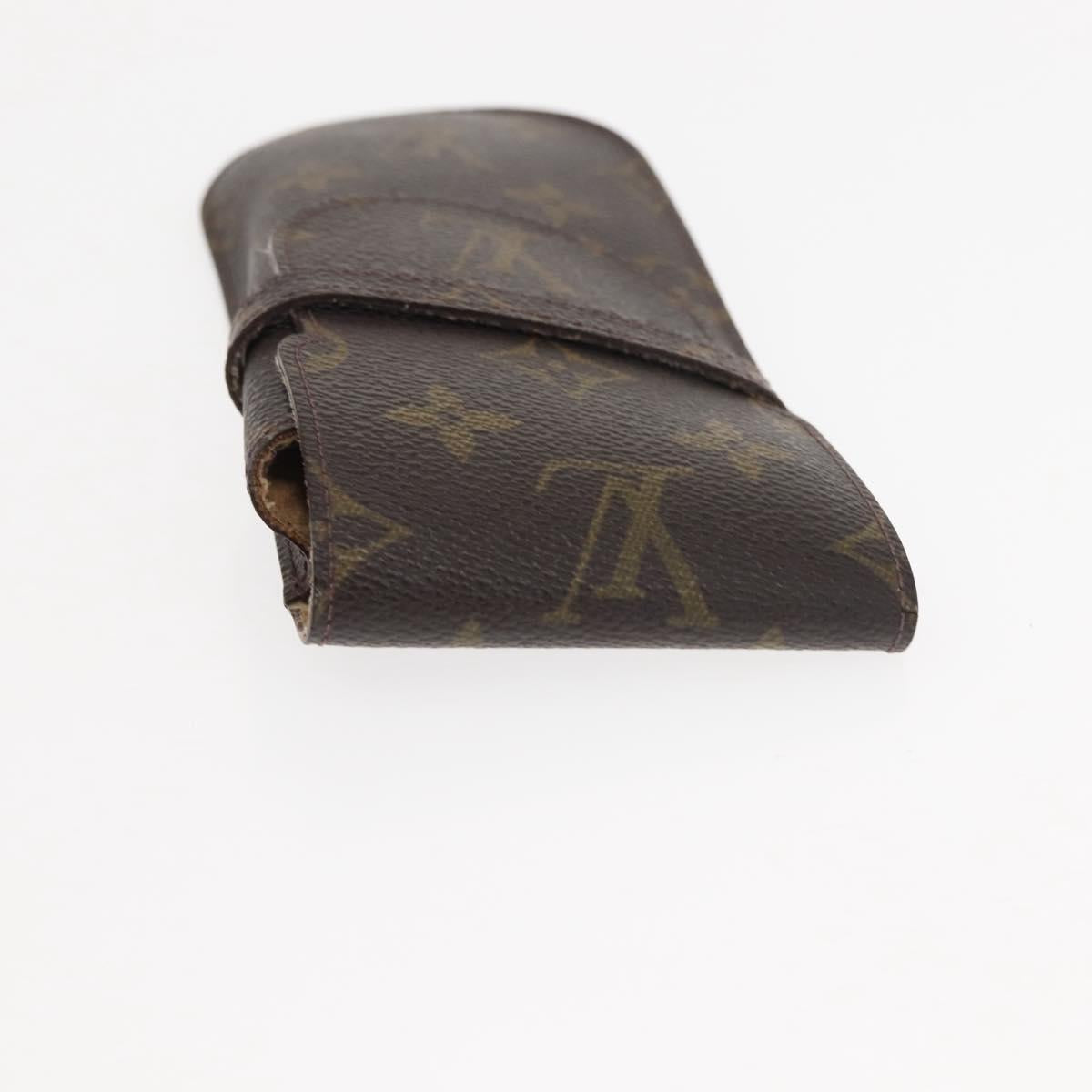 LOUIS VUITTON Monogram Etui Lunette Rabat Glasses Case 2Set M62970 Auth bs30115