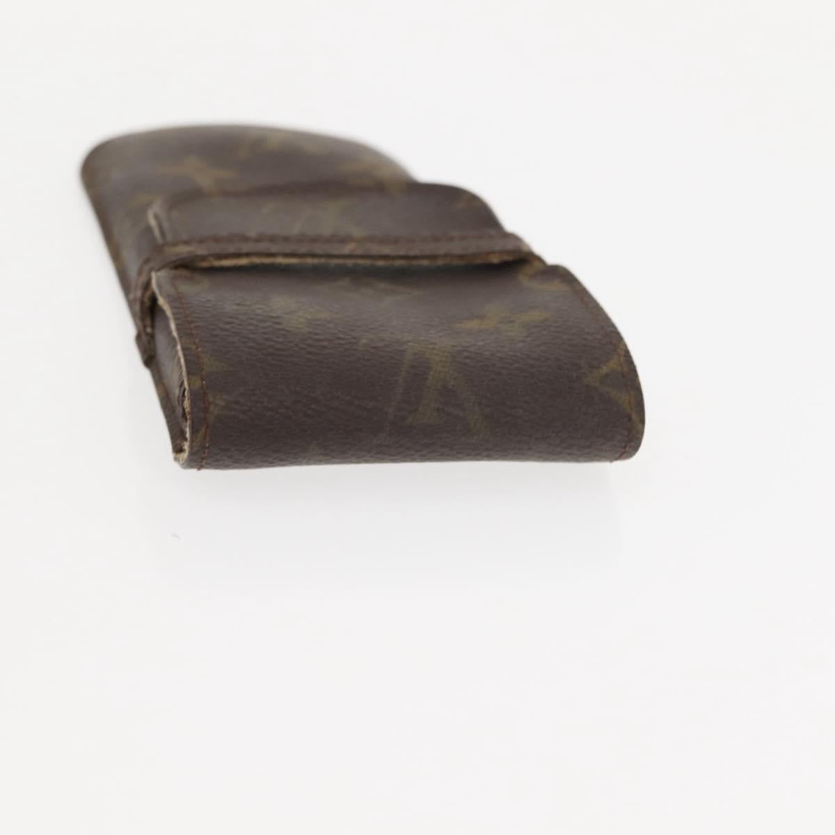 LOUIS VUITTON Monogram Etui Lunette Rabat Glasses Case 2Set M62970 Auth bs30115