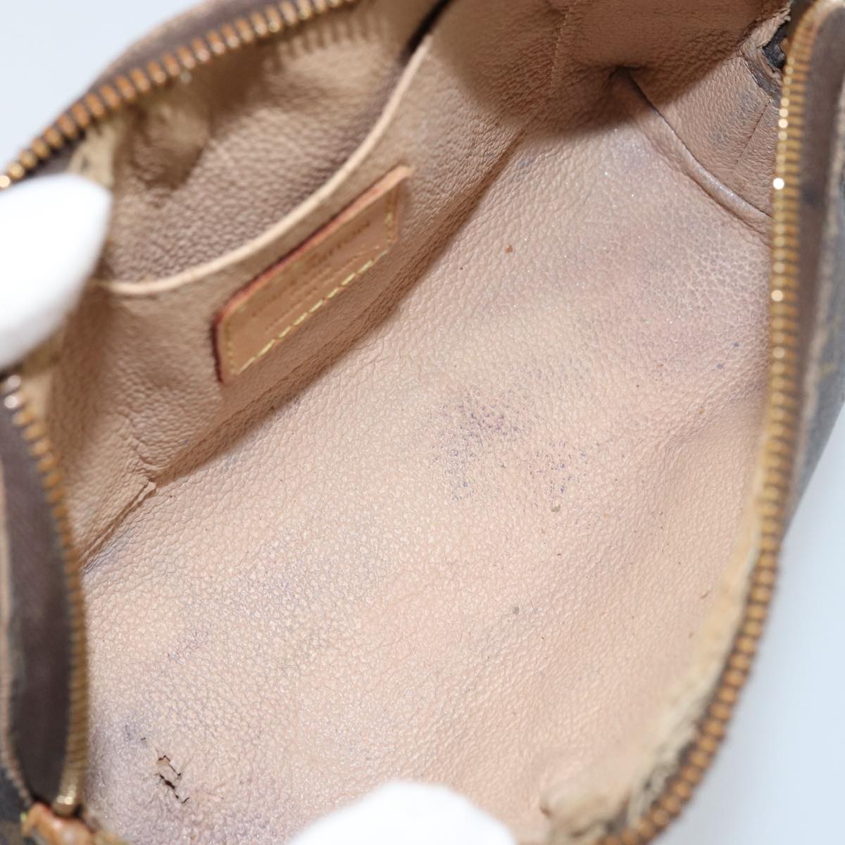 LOUIS VUITTON Monogram Pochette Cosmetic PM Pouch M43998 LV Auth bs30117