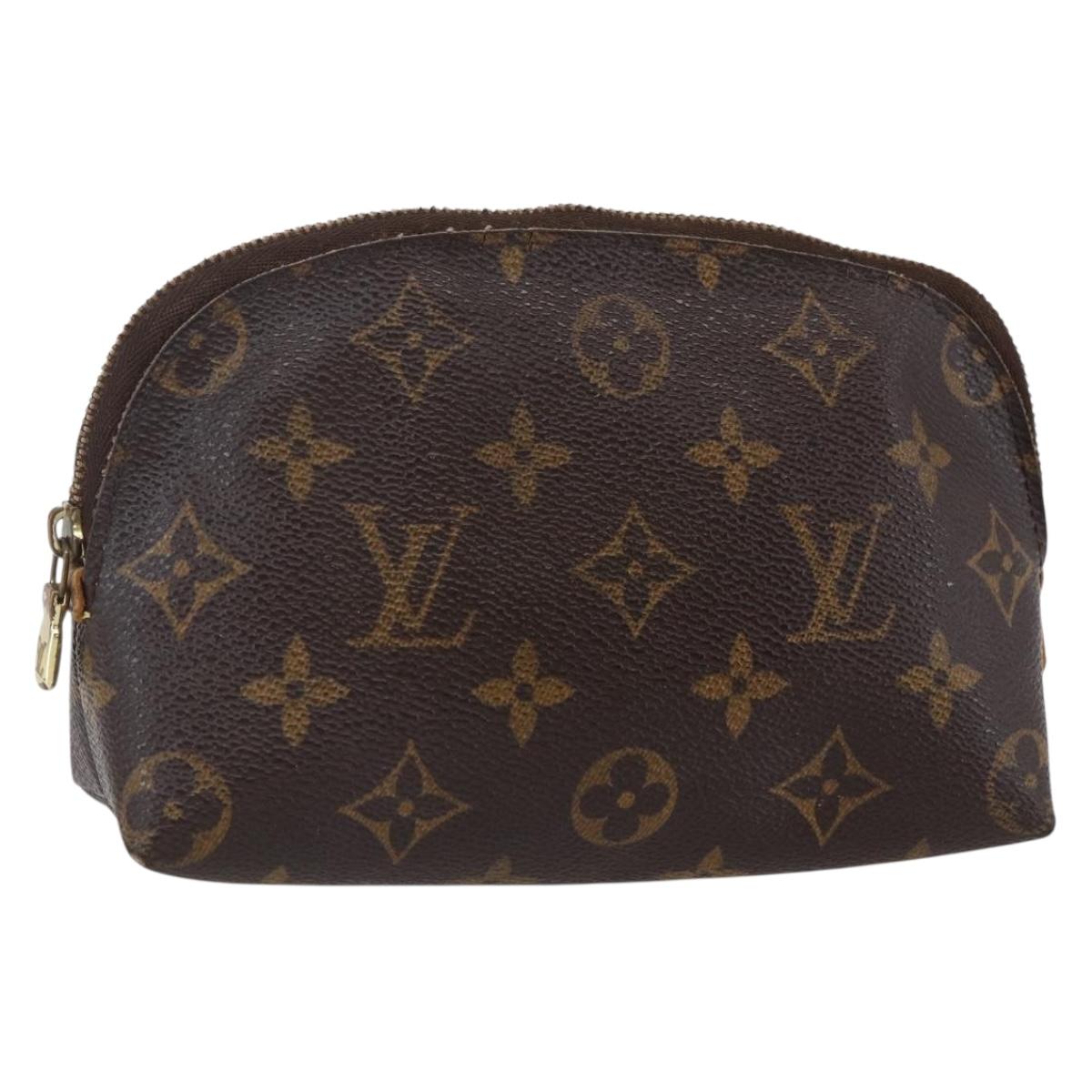 LOUIS VUITTON Monogram Pochette Cosmetic PM Pouch M43998 LV Auth bs30117