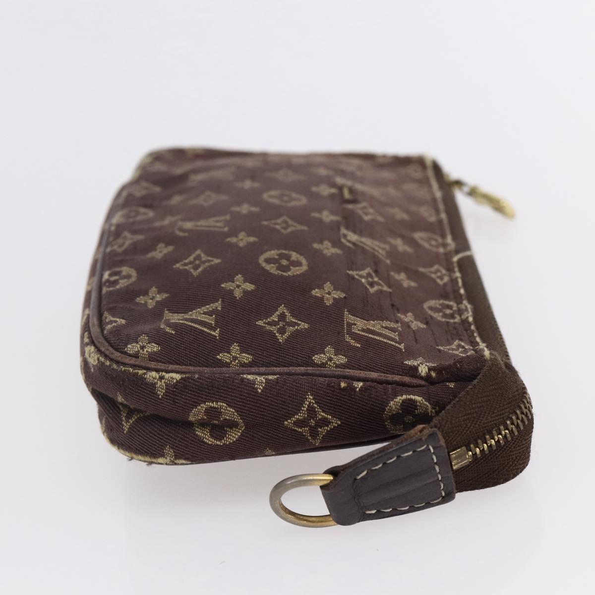 LOUIS VUITTON Monogram Idylle Mini Pochette Pouch Fuzan M62997 LV Auth bs30118