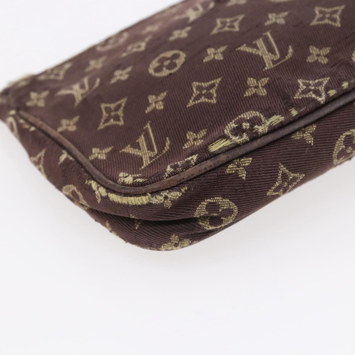LOUIS VUITTON Monogram Idylle Mini Pochette Pouch Fuzan M62997 LV Auth bs30118