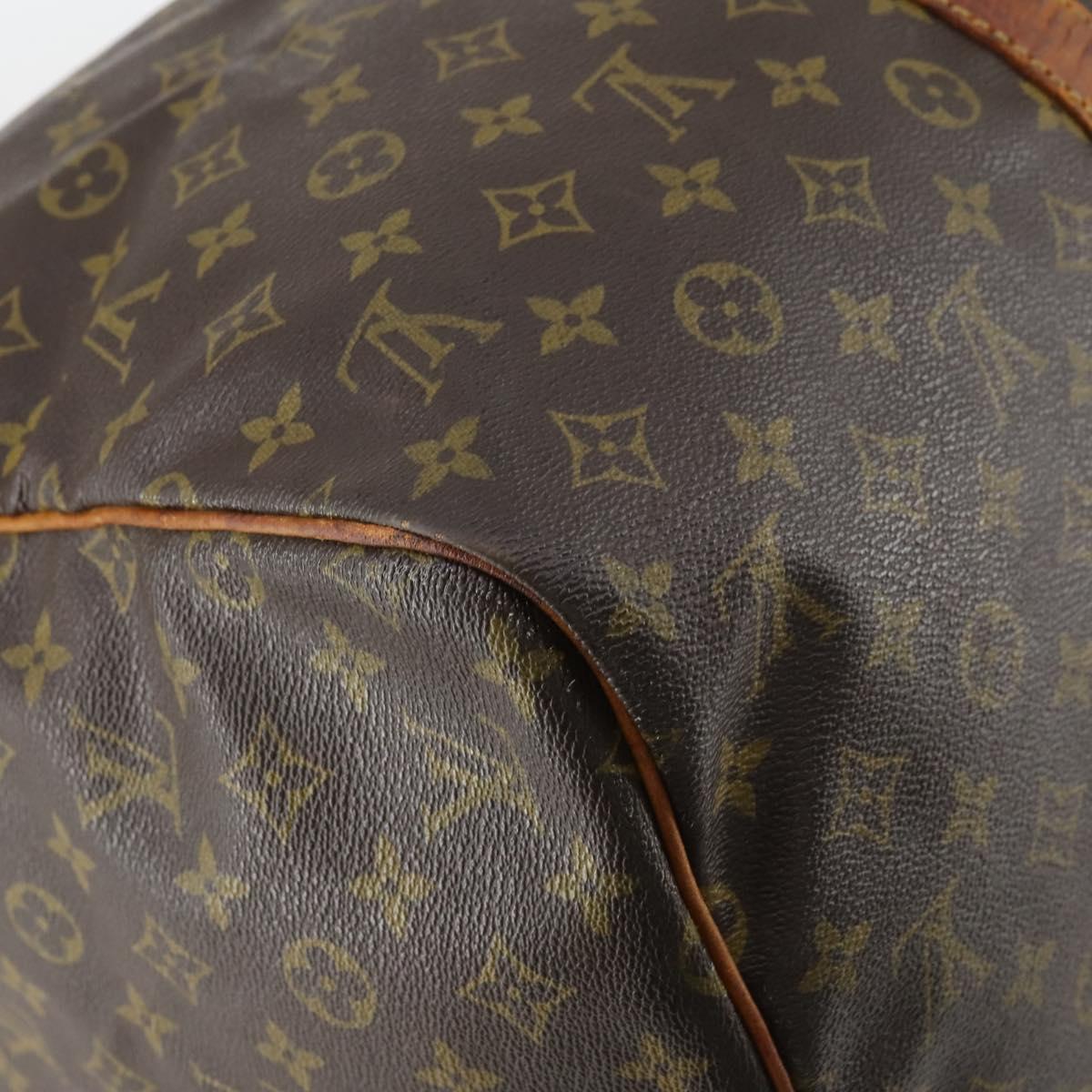 LOUIS VUITTON Monogram Sac Souple 55 Boston Bag M41622 LV Auth bs30141