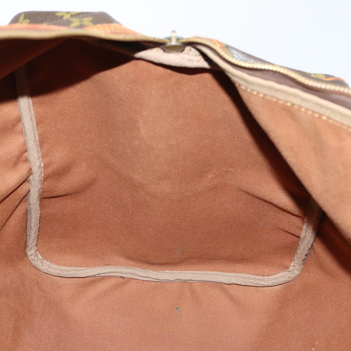 LOUIS VUITTON Monogram Sac Souple 55 Boston Bag M41622 LV Auth bs30141