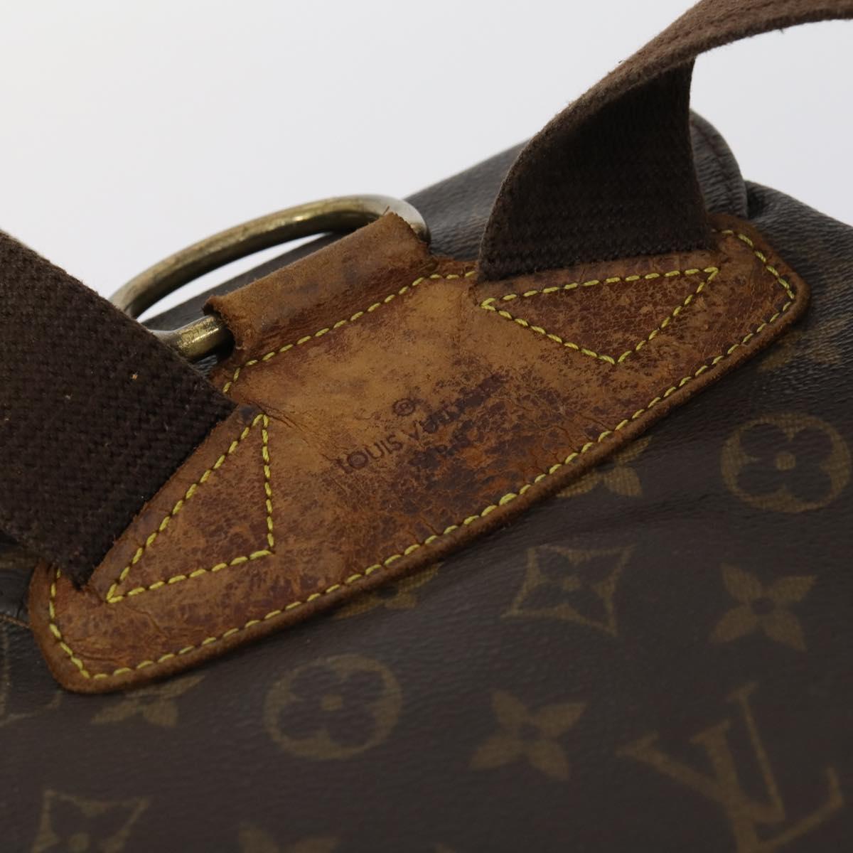 LOUIS VUITTON Monogram Montsouris GM Backpack M51135 LV Auth bs30142