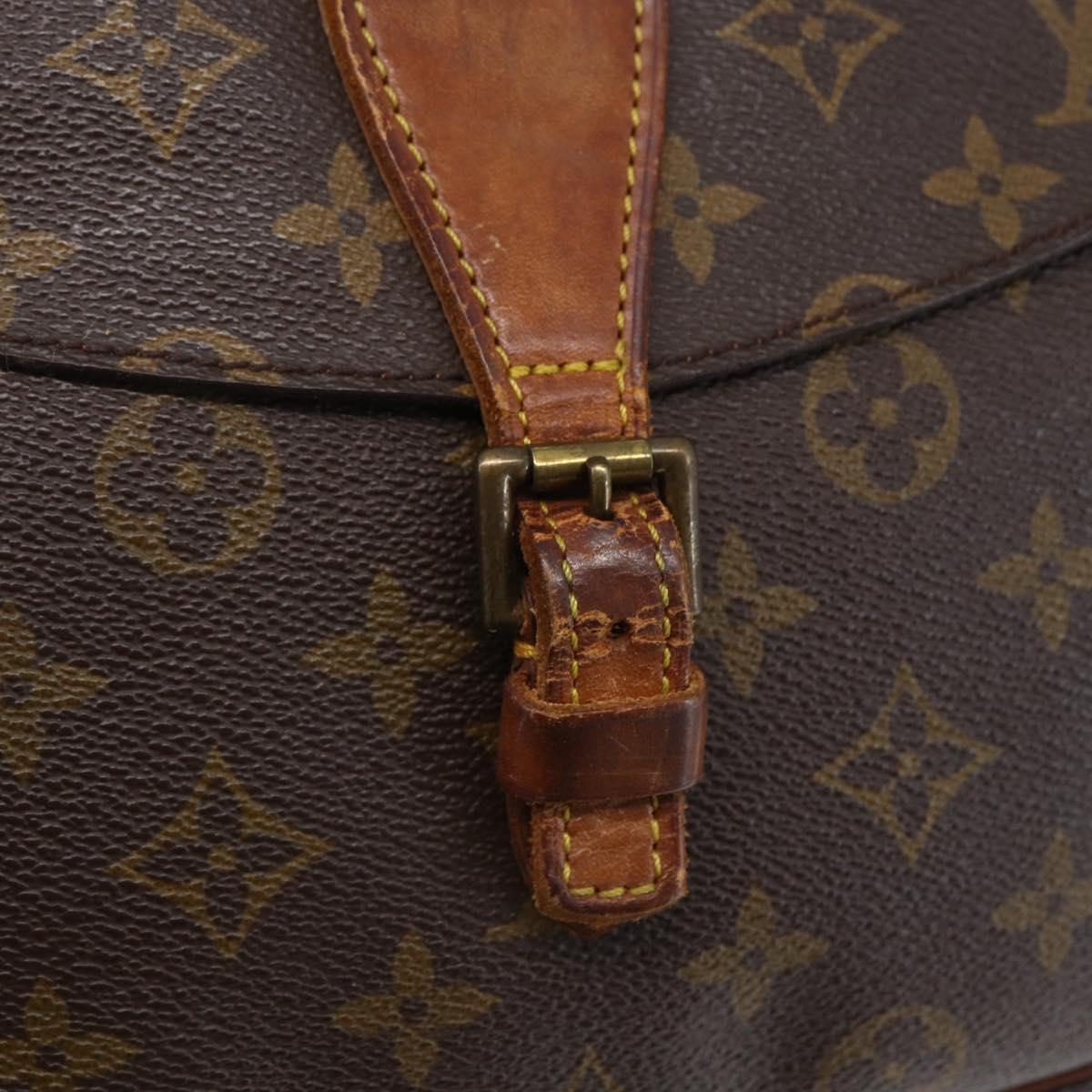 LOUIS VUITTON Monogram Jeune Fille MM Shoulder Bag M51226 LV Auth bs30145